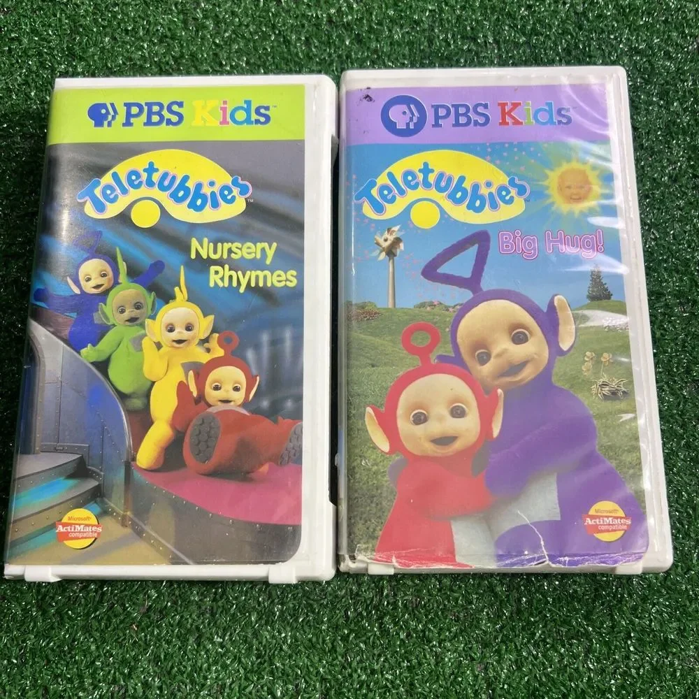 Lot Of 2 Teletubbies VHS Tapes Big Hug!Vol. 6‎ Favorite Things